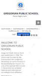 Mobile Screenshot of gregorianpublicschool.org